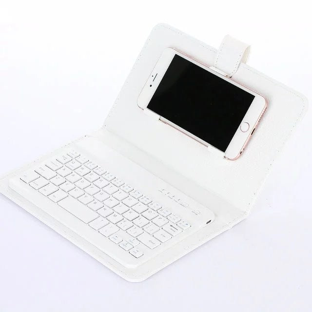 Mobile phone Bluetooth keyboard leather case suitable for Android Apple mobile phone