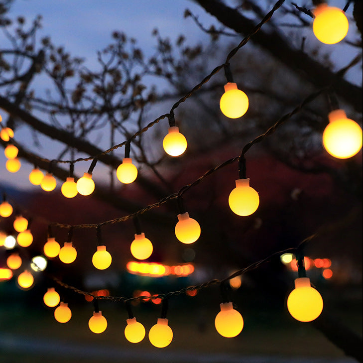 LED Outdoor Ball String Lights